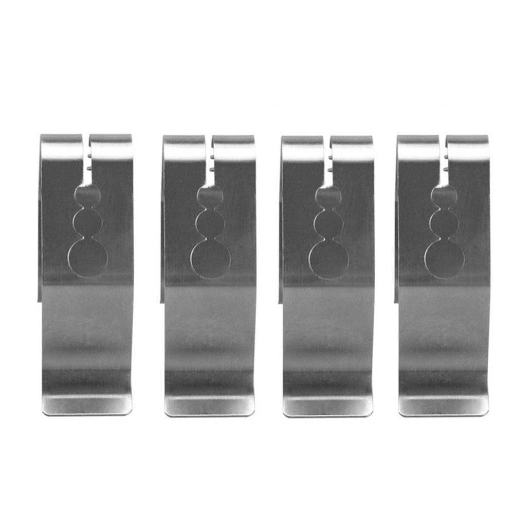 JTWEEN 4Pcs Probe Clip Holder Stainless Steel Thermometer Grill