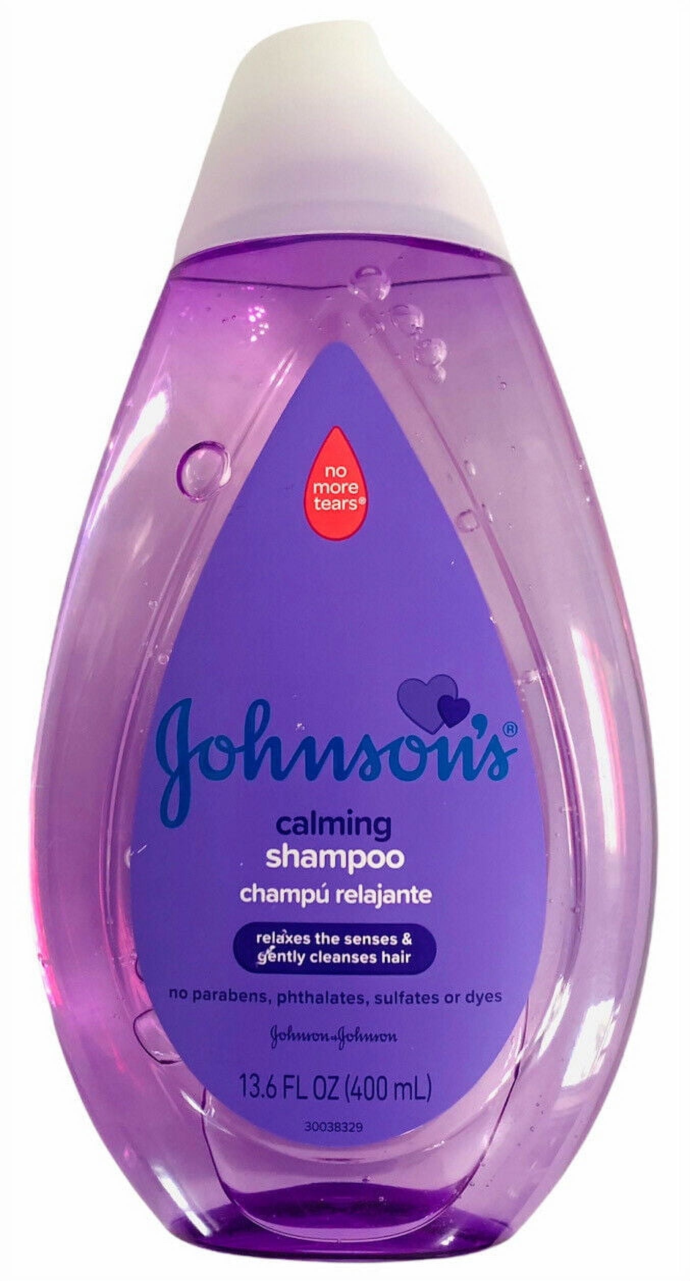JOHNSON'S Calming Baby Shampoo with Soothing NaturalCalm Scent 13.6 oz (Pack of 3)