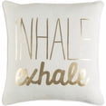thumbnail image 4 of Artistic Weavers Glyph Inhale/Exhale 18" x 18" Pillow (with Down Fill), 4 of 5