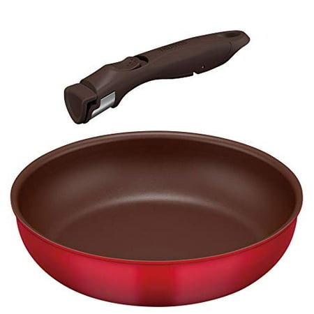 

Thermos Durable coat Frying pan with handle 26cm IH compatible Red + With a dedicated handle KFA-SET2-26 R