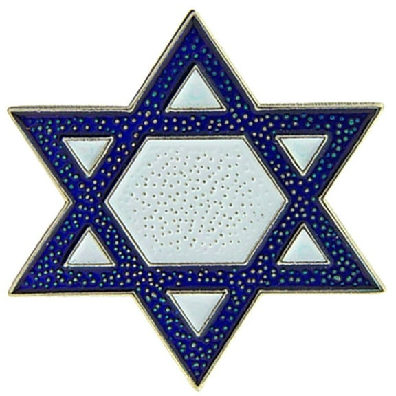 Star Of David Pin 1"