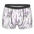 thumbnail image 5 of Uemuo Lavender Flowers Pattern Men's Boxer Briefs,Trunk Anti-Chafing,Comfortable, Durable, and Stylish Underwear-, 5 of 9