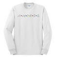 thumbnail image 2 of Friends Amigos Parody Pop Mens Long Sleeve Shirt, White, 2XL, 2 of 3