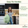 thumbnail image 5 of terravera 13 Gallon Compostable Trash Bags  with Handle Tie,  30 Count, 5 of 6