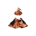 thumbnail image 2 of Aoznliie Dog Clothes Set, Halloween Pet Cloak with Hat for Party Apparel, 5x3 inch Adjustable Costume for Cats Dogs, Orange S, 2 of 7