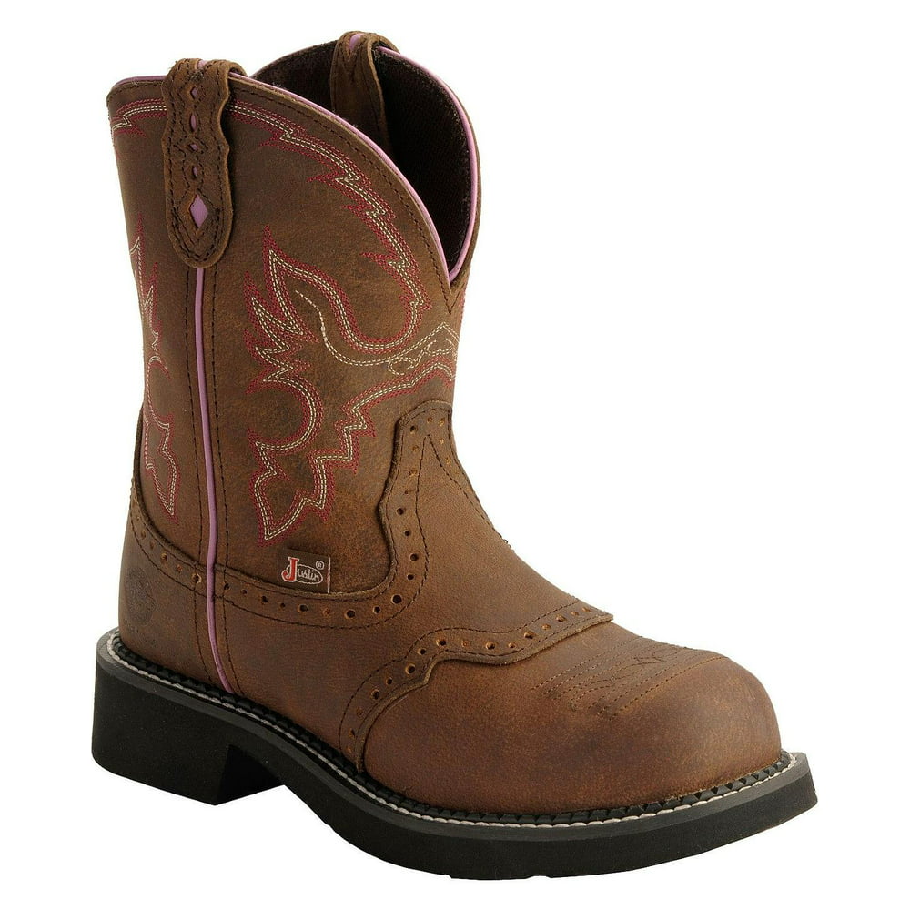 JUSTIN - Justin Boots Gypsy Women's Safety Toe Boot in Tan, Size 7 ...