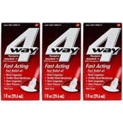 4-Way Fast Acting Nasal Spray 1 oz (Pack of 3)
