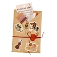 thumbnail image 4 of Cita con un libro Suministros para scrapbooking Accesorios decorativos de decoración Bookish Rojo, 4 of 9