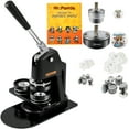 thumbnail image 1 of VEVOR Button Maker Machine, Multiple Sizes 1.25+2.25 inch Badge Punch Press Kit, Children DIY Gifts Pin Maker, Button Making Supplies with 500pcs Button Parts & Circle Cutter & Magic Book, 1 of 9