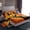 Orange Black, variant on Homewish Wild Animal Deer Twin Sheet Sets,Jungle Wildlife Twin Fitted Sheet,Black Orange Flat Sheet For Teens,Luxury Bedroom Decor,3 Pieces