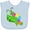 AE-Light Blue, variant on Inktastic Cute Caterpillar on Leaf Boys or Girls Baby Bib