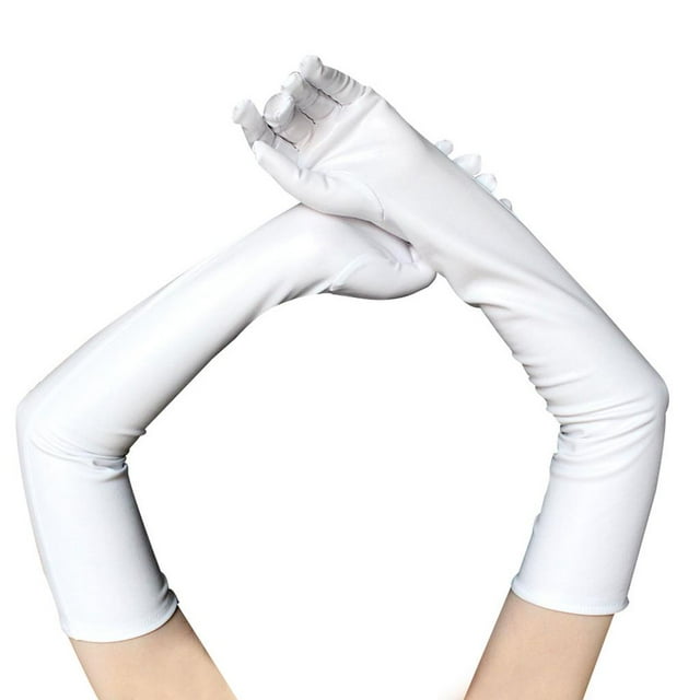 Guantes de sintética que se estiran con mangas de Zulema Guantes largos