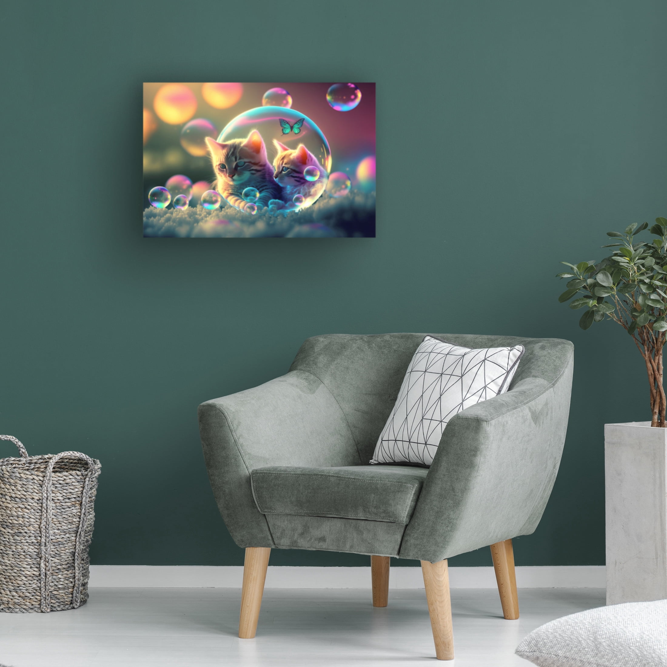 Canvas Wall Art - Ray Heere 'Mystical Morning 2' Wall Art for Living Room, Bedroom, or Office Décor by Trademark Fine Art - 47 x 30 Inches