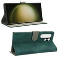 thumbnail image 2 of PANDACO Forest Green Wallet Case for Samsung Galaxy S24 Ultra, 2 of 5