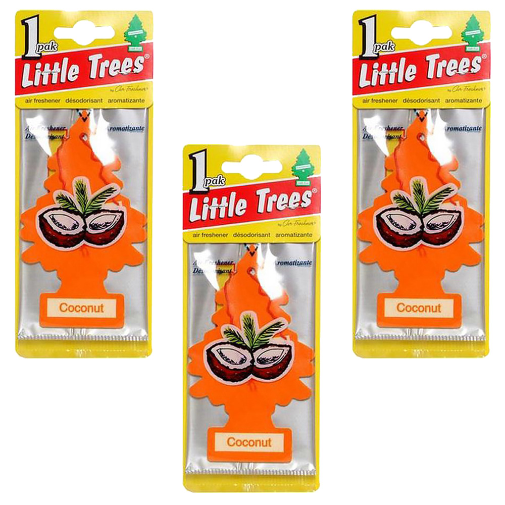 Little Trees Car Air Freshener Coconut (Pack of 3) Walmart Canada