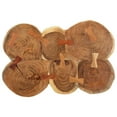 thumbnail image 2 of vidaXL Coffee Table 36 cm 6 Trunks Solid Wood Acacia, 2 of 4