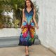 thumbnail image 5 of Watercolor Butterfly Vestido Sin Mangas Para Mujer, Traje De, Ropa De Cumpleaños, Verano, 5 of 5