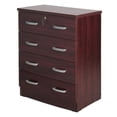 thumbnail image 4 of Home Square 2-Piece Set with Twin Captains Bed & 4-Drawer Dresser with Lock, 4 of 17