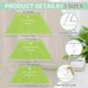 thumbnail image 1 of 2026 3 Pcs Half Hexagon Quilting Template Acrylic Quilting Template Ruler 8 9 10 Inch Quilt Rulers for Quilting and Sewing-Good, 1 of 1