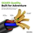 thumbnail image 4 of GEARit 7 Way Plug Inline Trailer Cord (8 Feet) with 7 Gang Junction Box - Weatherproof Wiring Harness Cable with Waterproof Junction Box for RV Trailers and Campers - 8Ft, 4 of 7