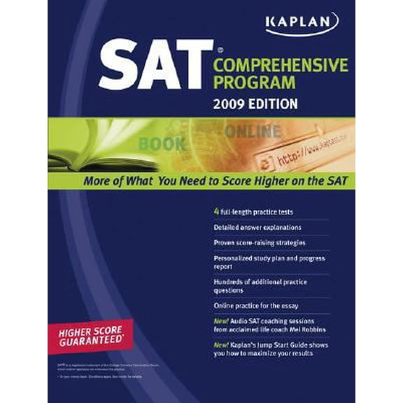 Pre-Owned Kaplan SAT 2009 Comprehensive Program (Paperback) 1419552104 9781419552106