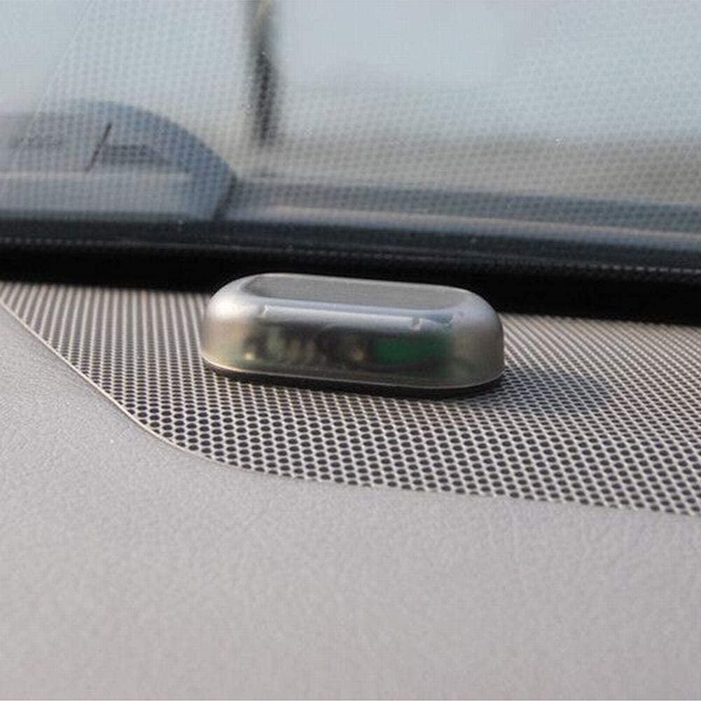 Car Alarm System, Solar Power Dummy Car Alarm LED Light Simulate Imitation Warning Anti Theft Flashing Light Car Alarm System Anti-theft System for Car Security System