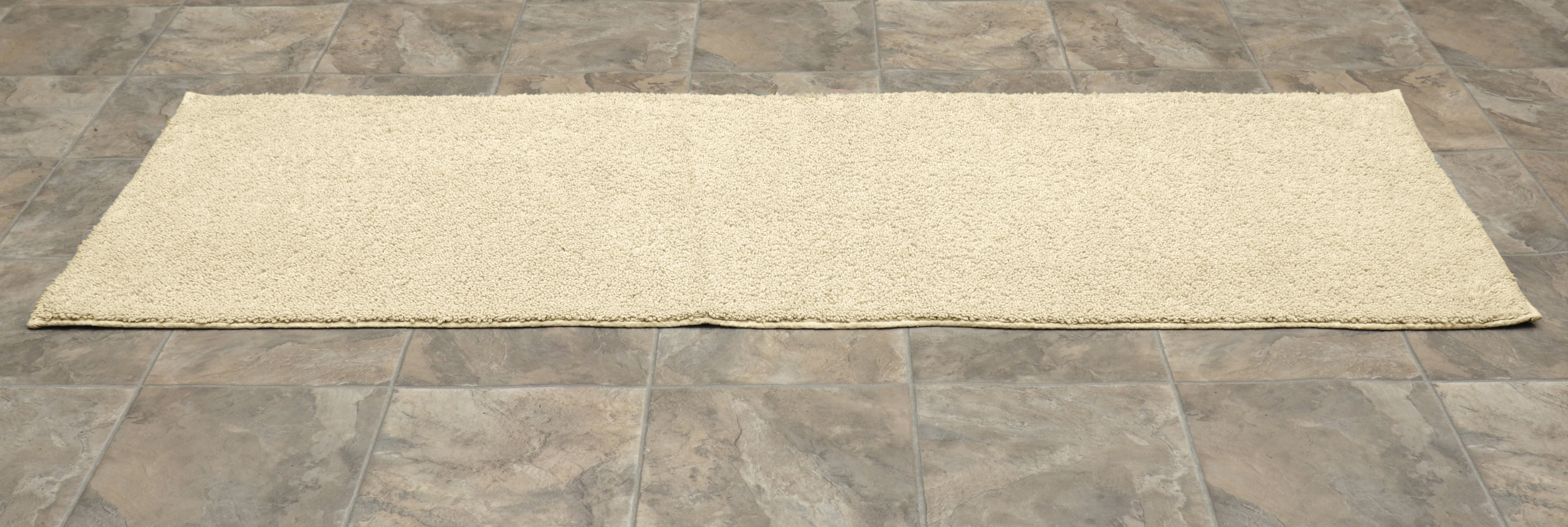 Garland Rug Classic Cotton Natural Bathroom Runner, 22" x 60"