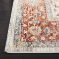 thumbnail image 3 of SAFAVIEH Valencia Renae Medallion Polyester Area Rug, Ivory/Rust, 8' x 10', 3 of 8