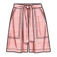 thumbnail image 5 of Simplicity Misses Skirts in Two Lengths and Skort-14-16-18-20-22, 5 of 8