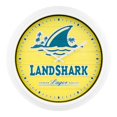 thumbnail image 1 of 815397 Landshark Landshark Horloge Murale Logo, Jaune, 1 of 1
