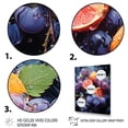thumbnail image 3 of Designart "Blueberry Ballet Serenade I" Food & Beverage Canvas Wall Art - Traditional Blue Fruits Hallway Wall Art Decor, 3 of 6