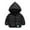 Black, variant on Spazoro Toddler Girls Jackets, Hooded Long Sleeve Zipper Fall Winter Warm Coats for Child Girls Boys Black Size 2-3 T