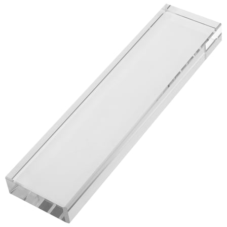 LEORX Glass Blocks for Crafts Transparent 1Set Elegant Desk Accessory for Artists