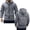 Light Gray, variant on Backpack Hoodie For Men Winter Full Zip Jackets Long Sleeve Lightweight Travel Sweatshirts With Backpack Pockets
