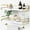 1. White-gold, variant on White Floating Shelves for Bathroom Organizer Over Toilet, Bathroom Shelves Wall Mounted with Towel Rack, Corner Wall Shelf for Bedroom Decor Kitchen Storage (White-Dark Grey, Set of 2)