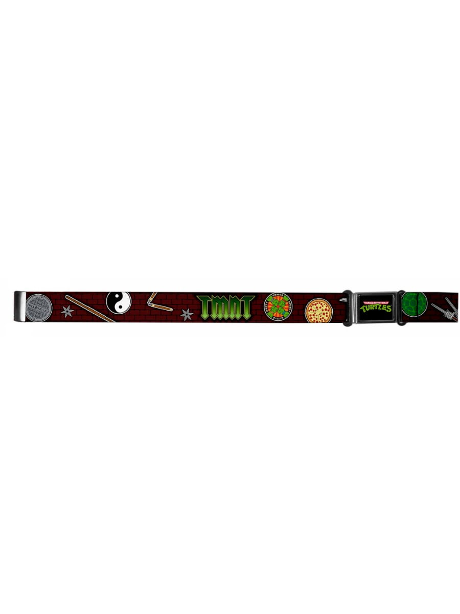 TMNT Ninja Turtle Children Stretchable Belts with Magnetic Buckle 1 wide fits up to 28 Waist