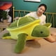 thumbnail image 2 of Juguete de peluche de tortuga verde gigante de 80cm, muñecos de animales Kawaii, almohada de tortuga marina de peluche suave, regalos de cumpleaños para niños y niñas-r, 2 of 5