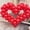 Red, variant on Love Themed Balloon Set 74 Pack with Air Pump for Romantic Wedding Anniversary Valentine's Day Party Decorations