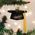 thumbnail image 3 of Graduation Cap Glass Ornament, 3 of 4