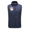thumbnail image 5 of Penkiiy Heated Vest,Heating Vest Rechargeable,Warming Heated Jacket with 3 Heating Levels Unisex Battery Not Included Heated Vest Blue, 5 of 6