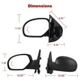 thumbnail image 2 of RVNI Pair Tow Mirrors for 2007-2013 Chevy Silverado Sierra 1500 Power Heated Turn Signal, 2 of 7