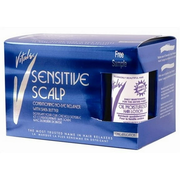 Vitale Sensitive Scalp Conditioning No-lye Relaxer Kit, 1 Ea