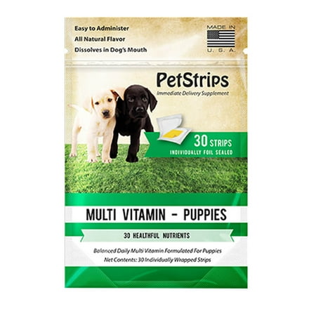 UPC: 0628235210058 | PetStrips Multi Vitamin Puppies 30 Strips