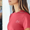thumbnail image 5 of Dalix Be Kind Everyday Tee Lightweight Short Sleeve Summer Shirt Womens in Coral XL X-Large, 5 of 5