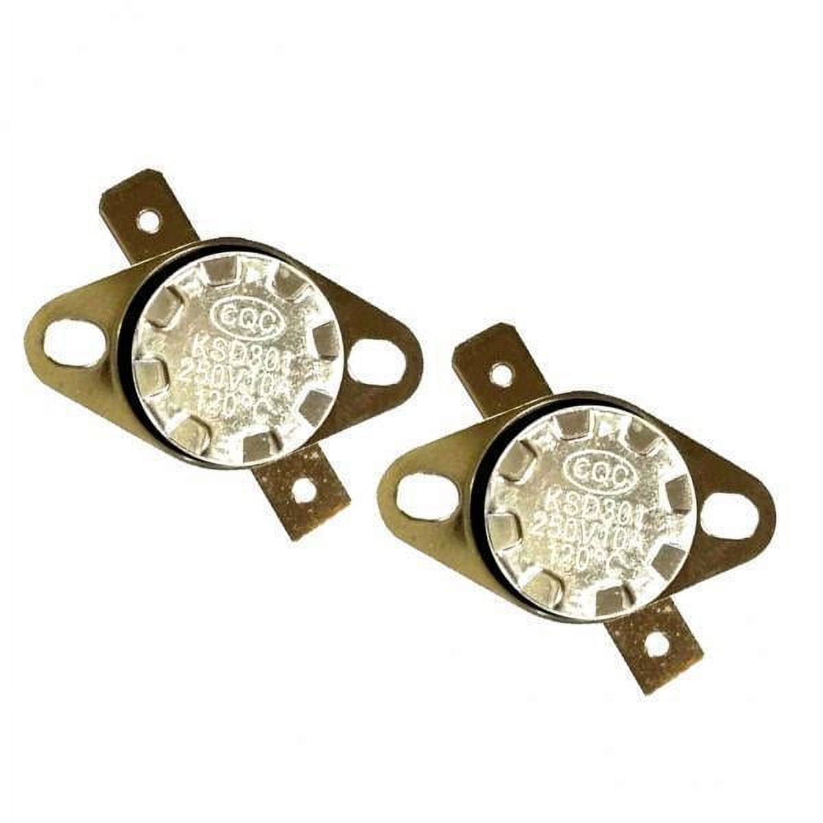 Pack De 5 Termostatos KSD301 250V 15A: Interruptor De Temperatura NC (Normal Cerrado) – Protege Tu Batería Y Equipos (Temp. A Elegir)