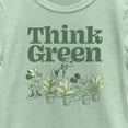 thumbnail image 2 of Girl's Mickey & Friends Green Think Plant Lovers Graphic Tee Mint X Large, 2 of 4