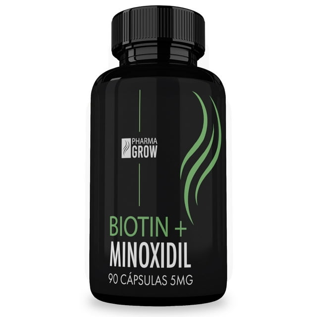 Pharma Grow | 90 Cápsulas | Suplemento Alimenticio con Biotina y Nutrientes para el Cuidado Capilar | Volumen, Densidad y Fortalecimiento