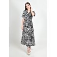 thumbnail image 4 of Vestido camisero print Roman Fashion /Juvenil, 2573 (Negro) negro G, 4 of 4
