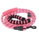 thumbnail image 2 of Correa para perros Cuerda de tracción de nailon reflectante Correa de tracción ligera Accesorio para mascotas 177 cm (rojo rosa), 2 of 5