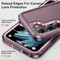 thumbnail image 5 of For Samsung Galaxy S24+ Plus  / S25+ Plus 5G - Defender Rugged Phone Case (Burgandy), 5 of 7